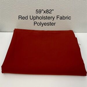 Red Upholstery Fabric - Polyester